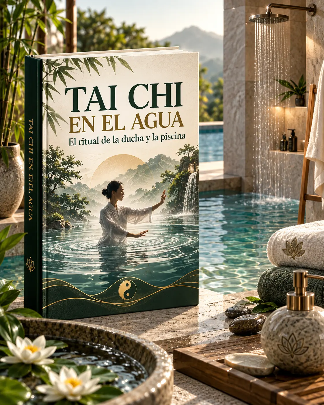 Mockup de Tai Chi en el agua